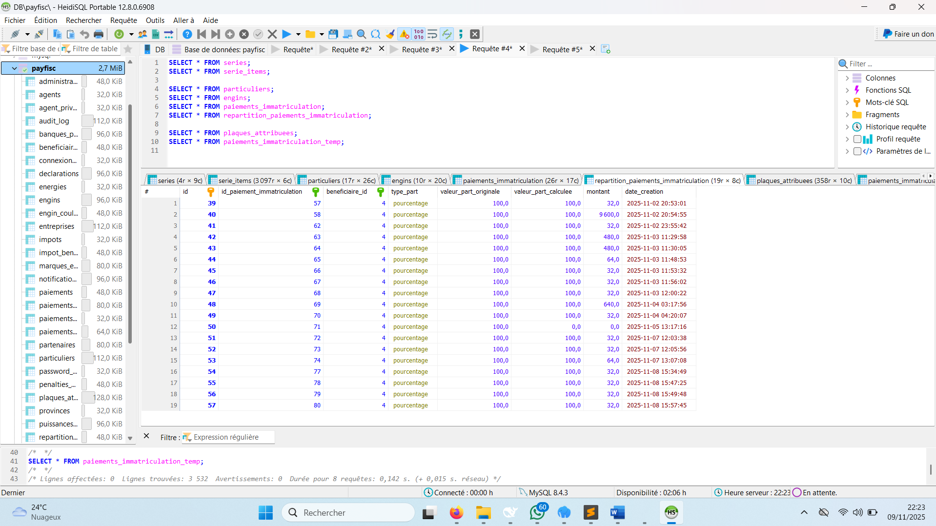 Bases de Données Numériques